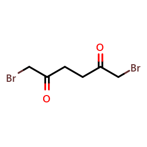 Chemical structure of 1,6-Dibromo-2,5-hexanedione , CAS 289633-12-1, AChemBlock X175026