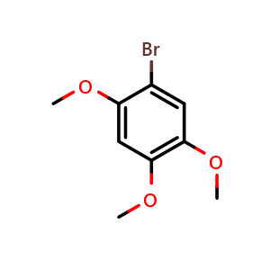 Chemical structure of 1-Bromo-2,4,5-trimethoxybenzene , CAS 20129-11-7, AChemBlock X175080