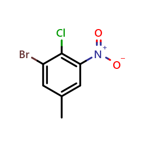 1-Bromo-2-chloro-5-methyl-3-nitrobenzene