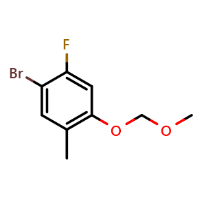 1-Bromo-2-fluoro-4-(methoxymethoxy)-5-methylbenzene