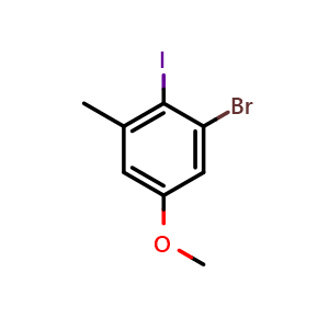 1-bromo-2-iodo-5-methoxy-3-methylbenzene