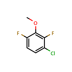 Chemical structure of 1-Chloro-2,4-difluoro-3-methoxybenzene , CAS 261762-38-3, AChemBlock X175399