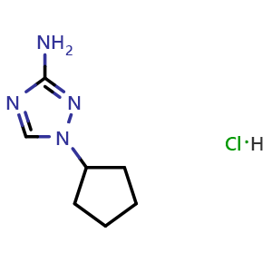 1-Cyclopentyl-1H-1,2,4-triazol-3-amine hydrochloride