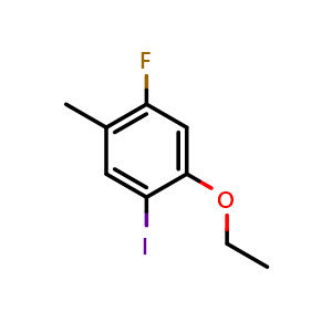 1-Ethoxy-5-fluoro-2-iodo-4-methylbenzene
