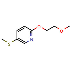 2-(2-Methoxyethoxy)-5-(methylthio)pyridine