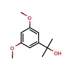 Chemical structure of 2-(3,5-Dimethoxyphenyl)propan-2-ol , CAS 39507-96-5, AChemBlock X175730