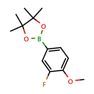 2-(3-Fluoro-4-methoxyphenyl)-4,4,5,5-tetramethyl-1,3,2-dioxaborolane