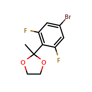 2-(4-bromo-2,6-difluorophenyl)-2-methyl-1,3-dioxolane