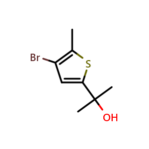 2-(4-Bromo-5-methylthiophen-2-yl)propan-2-ol