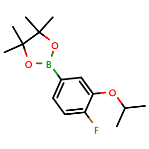 2-(4-fluoro-3-isopropoxyphenyl)-4,4,5,5-tetramethyl-1,3,2-dioxaborolane