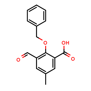 2-(Benzyloxy)-3-formyl-5-methylbenzoic acid