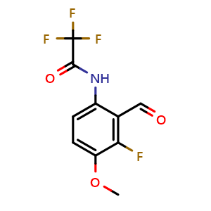 2,2,2-Trifluoro-N-(3-fluoro-2-formyl-4-methoxyphenyl)acetamide