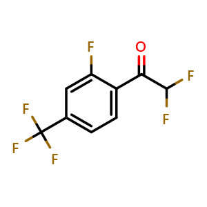 2,2-Difluoro-1-(2-fluoro-4-(trifluoromethyl)phenyl)ethanone