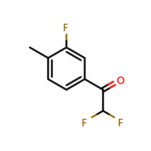 2,2-Difluoro-1-(3-fluoro-4-methylphenyl)ethanone