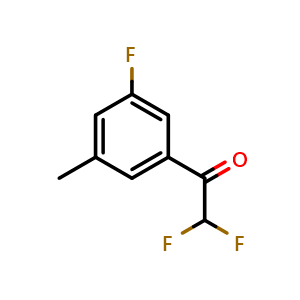 2,2-Difluoro-1-(3-fluoro-5-methylphenyl)ethanone