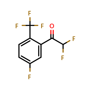 2,2-Difluoro-1-(5-fluoro-2-(trifluoromethyl)phenyl)ethanone