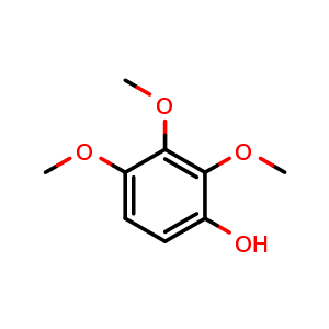 Chemical structure of 2,3,4-Trimethoxyphenol , CAS 19676-64-3, AChemBlock X176183