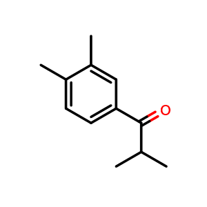 Chemical structure of 2,3',4'-Trimethylpropiophenone , CAS 68884-85-5, AChemBlock X176185