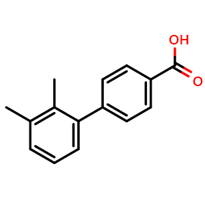 Chemical structure of 2',3'-Dimethyl-[1,1'-biphenyl]-4-carboxylic acid , CAS 282727-27-9, AChemBlock X176238