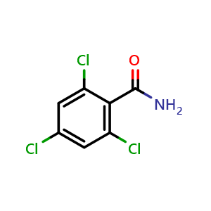 Chemical structure of 2,4,6-Trichlorobenzamide , CAS 23400-04-6, AChemBlock X176253