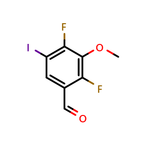 2,4-Difluoro-5-iodo-3-methoxybenzaldehyde