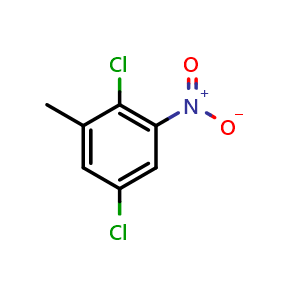 Chemical structure of 2,5-Dichloro-1-methyl-3-nitrobenzene , CAS 1807182-52-0, AChemBlock X176369