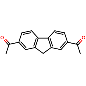 Chemical structure of 2,7-Diacetylfluorene , CAS 961-27-3, AChemBlock X176491