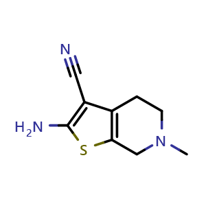 2-Amino-6-methyl-4,5,6,7-tetrahydrothieno[2,3-c]pyridine-3-carbonitrile