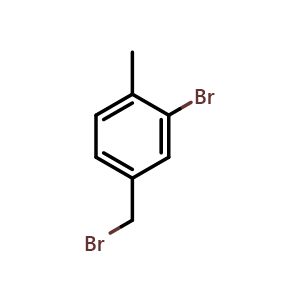 2-bromo-4-(bromomethyl)-1-methylbenzene