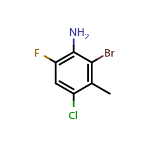 2-bromo-4-chloro-6-fluoro-3-methylaniline