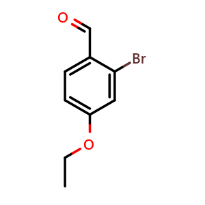 Chemical structure of 2-Bromo-4-ethoxybenzaldehyde , CAS 861605-18-7, AChemBlock X176649