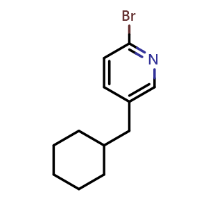 2-bromo-5-(cyclohexylmethyl)pyridine