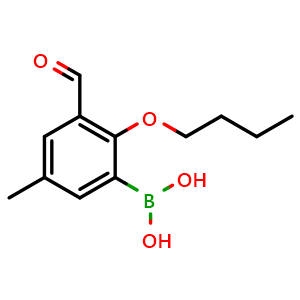 2-Butoxy-3-formyl-5-methylphenylboronic acid