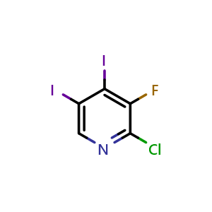 2-Chloro-3-fluoro-4,5-diiodopyridine
