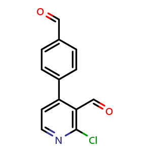 2-Chloro-4-(4-formylphenyl)nicotinaldehyde