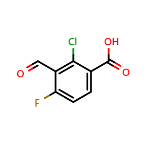 2-Chloro-4-fluoro-3-formylbenzoic acid