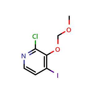 2-chloro-4-iodo-3-(methoxymethoxy)pyridine