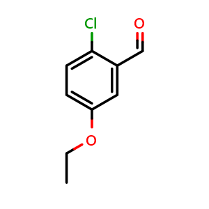 Chemical structure of 2-chloro-5-ethoxybenzaldehyde , CAS 1407500-39-3, AChemBlock X176915