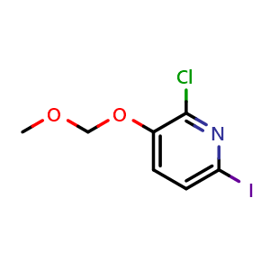2-Chloro-6-iodo-3-(methoxymethoxy)pyridine