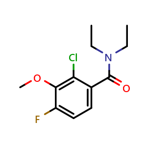 2-Chloro-N,N-diethyl-4-fluoro-3-methoxybenzamide