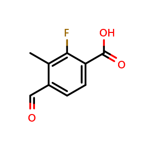 2-Fluoro-4-formyl-3-methylbenzoic acid