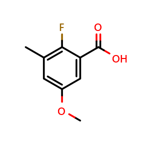 2-Fluoro-5-methoxy-3-methylbenzoic acid