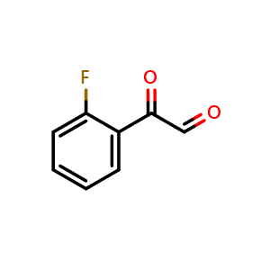 Chemical structure of 2-Fluoro-alpha-oxo-benzeneacetaldehyde , CAS 137684-19-6, AChemBlock X177274