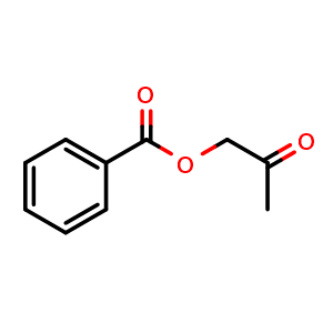 Chemical structure of 2-Oxopropyl benzoate , CAS 6656-60-6, AChemBlock X177407