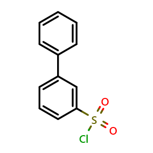 Chemical structure of 3 - Phenylbenzenesulfonyl chloride , CAS 65685-01-0, AChemBlock X177431