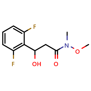 3-(2,6-Difluorophenyl)-3-hydroxy-N-methoxy-N-methylpropanamide