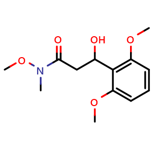 3-(2,6-Dimethoxyphenyl)-3-hydroxy-N-methoxy-N-methylpropanamide
