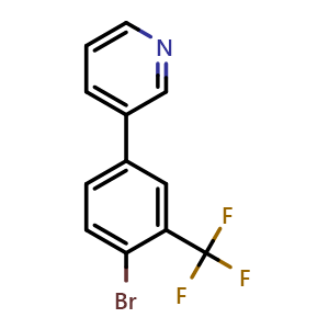 3-(4-bromo-3-(trifluoromethyl)phenyl)pyridine