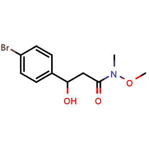3-(4-Bromophenyl)-3-hydroxy-N-methoxy-N-methylpropanamide