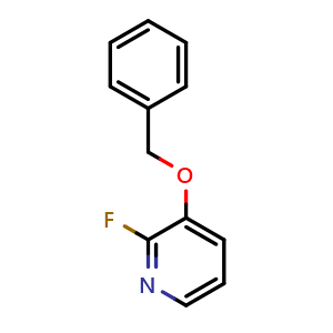 Chemical structure of 3-(benzyloxy)-2-fluoropyridine , CAS 1432680-02-8, AChemBlock X177544